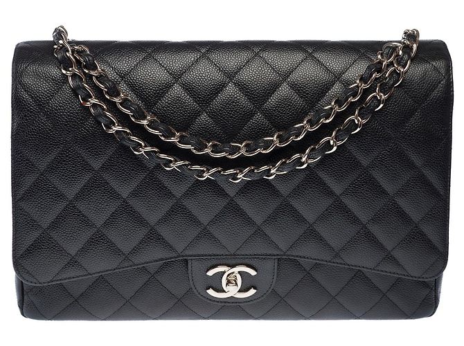 Borsa CHANEL Timeless/Classique in Pelle Nera - 103130 Nero - vista 2