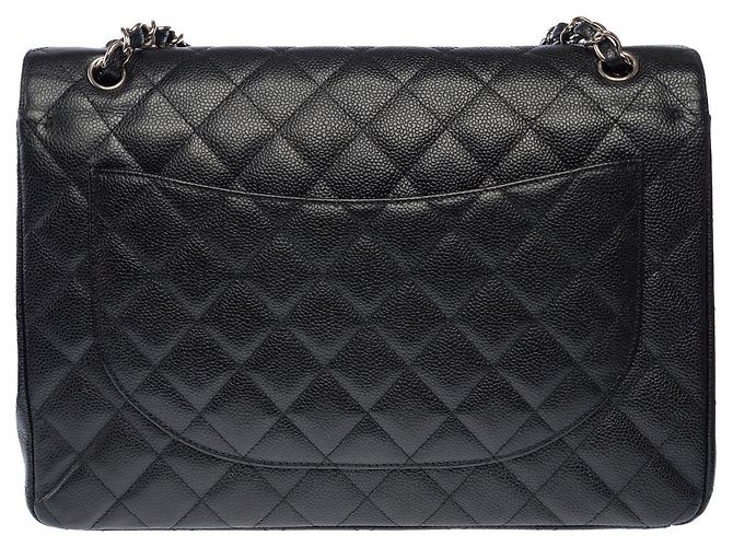 Borsa CHANEL Timeless/Classique in Pelle Nera - 103130 Nero - vista 3
