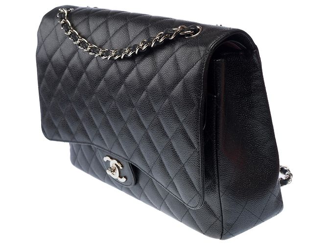 Borsa CHANEL Timeless/Classique in Pelle Nera - 103130 Nero - vista 4