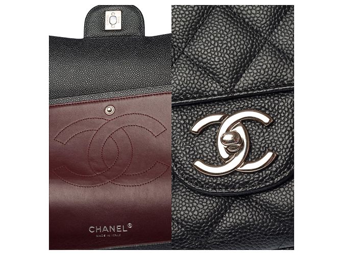 Borsa CHANEL Timeless/Classique in Pelle Nera - 103130 Nero - vista 6