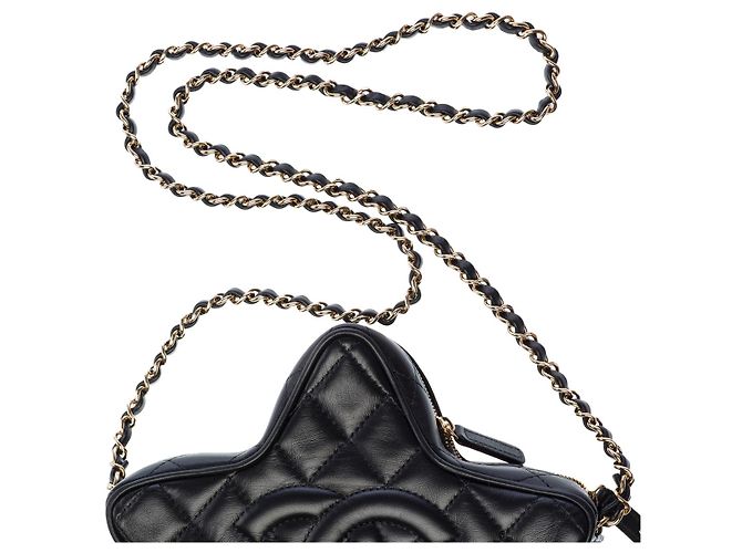 Borsa CHANEL in Pelle Nera - 103129 Nero - vista 10