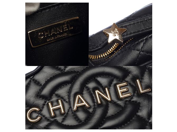 Borsa CHANEL in Pelle Nera - 103129 Nero - vista 7