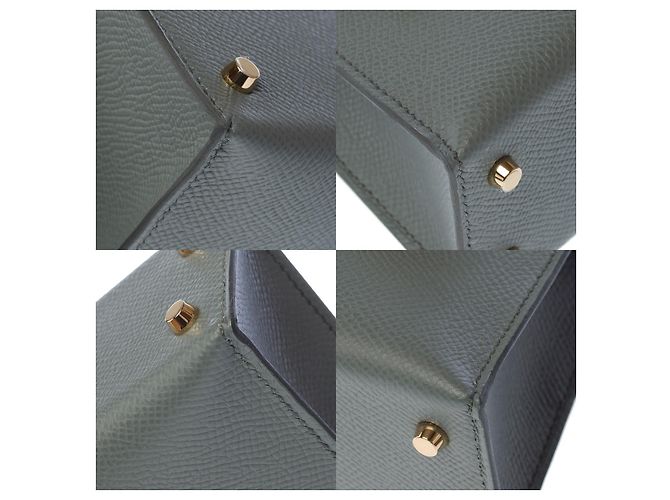 Hermès Borsa HERMES Kelly Mini in Pelle Verde - 103147 - vista 12