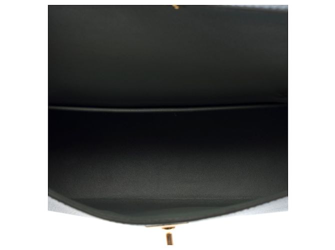 Hermès Borsa HERMES Kelly Mini in Pelle Verde - 103147 - vista 9