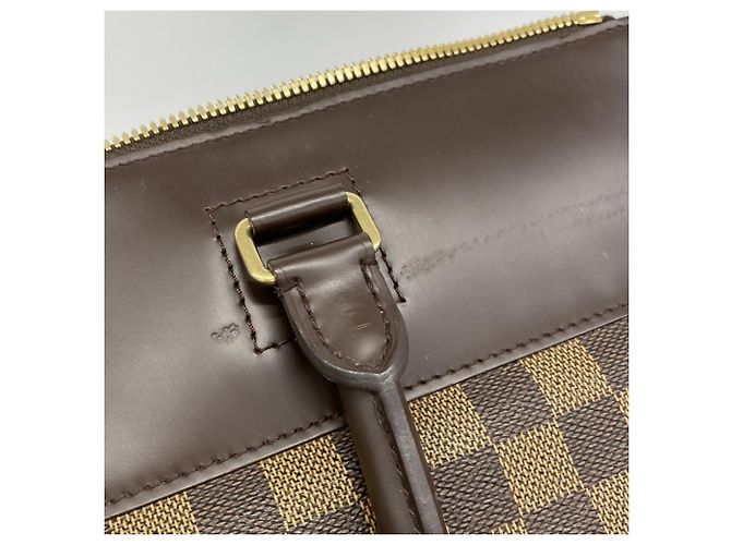 Borsa Boston Damier Greenwich PM Louis Vuitton Damier ebene - vista 9