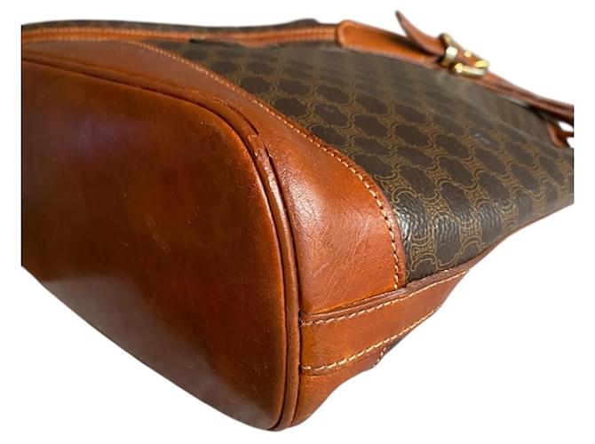 Vintage Céline Macadam Eimer Tasche – 90er Braun - Ansicht 6