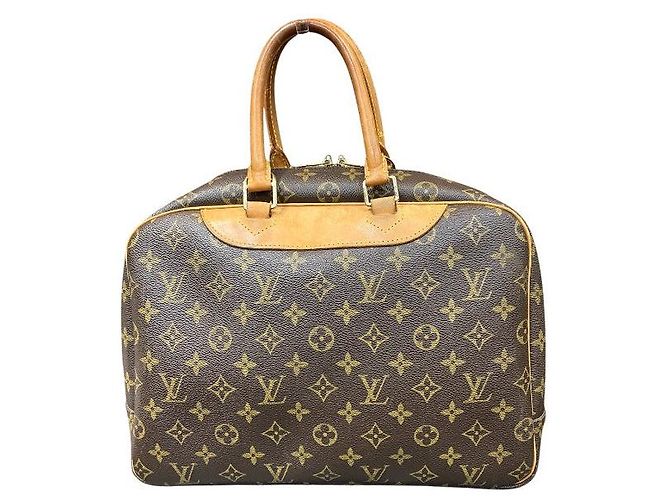 Borsa a mano Monogram Deauville Louis Vuitton Marrone - vista 2