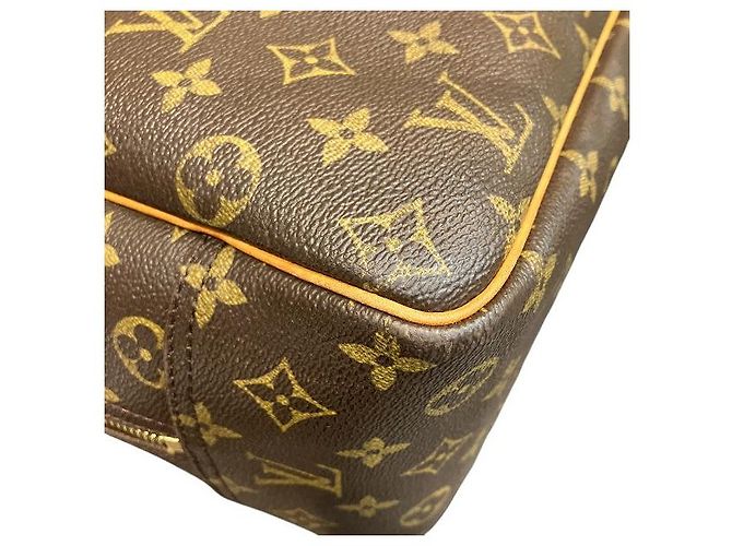 Borsa a mano Monogram Deauville Louis Vuitton Marrone - vista 7
