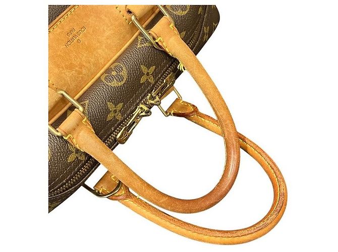 Borsa a mano Monogram Deauville Louis Vuitton Marrone - vista 8