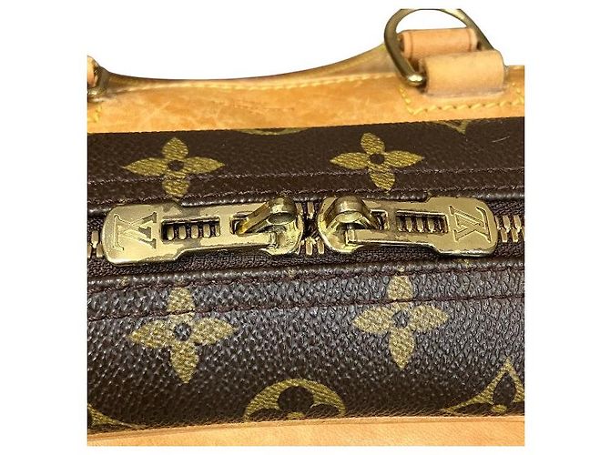 Borsa a mano Monogram Deauville Louis Vuitton Marrone - vista 9