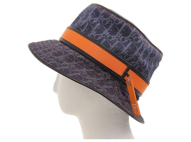 Cappello di cotone Christian Dior Blu - vista 2