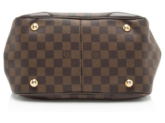 Borsa a Spalla Louis Vuitton Damier Ebene Verona PM Marrone - vista 4