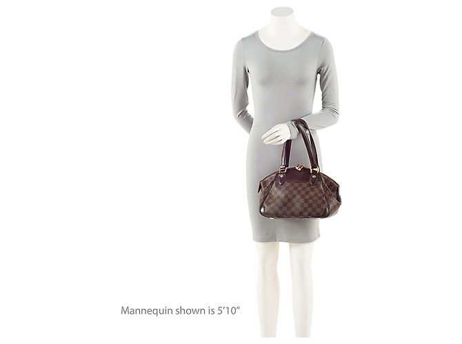 Borsa a Spalla Louis Vuitton Damier Ebene Verona PM Marrone - vista 5