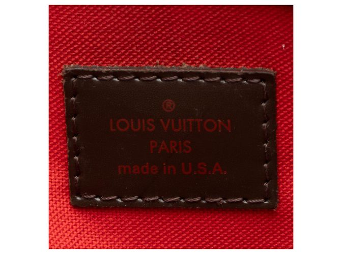 Borsa a Spalla Louis Vuitton Damier Ebene Verona PM Marrone - vista 8