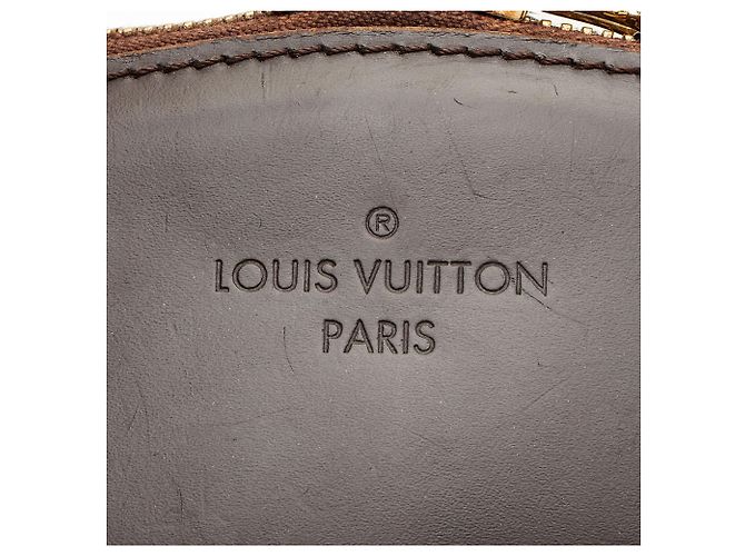 Borsa a Spalla Louis Vuitton Damier Ebene Verona PM Marrone - vista 9