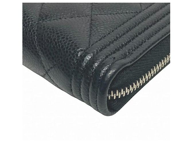 Monedero Caviar Boy CHANEL Negro - vista 3
