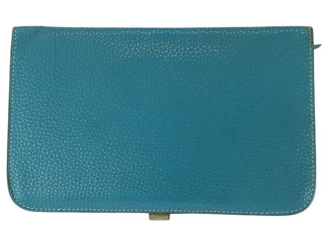 Portafoglio Lungo Dogon GM Hermès Blu - vista 2