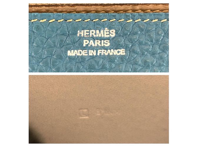 Portafoglio Lungo Dogon GM Hermès Blu - vista 5