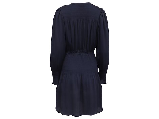Ba&sh Kosee Dress in Navy Blue Polyester - view 4