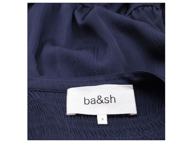 Ba&sh Kosee Dress in Navy Blue Polyester - view 5