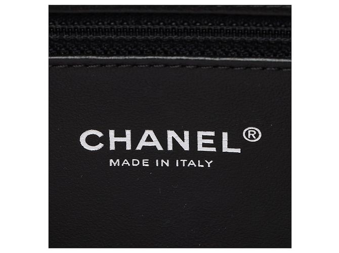 Gabrielle Borsa Beauty Lock in pelle di agnello tweed di Chanel Nero - vista 8