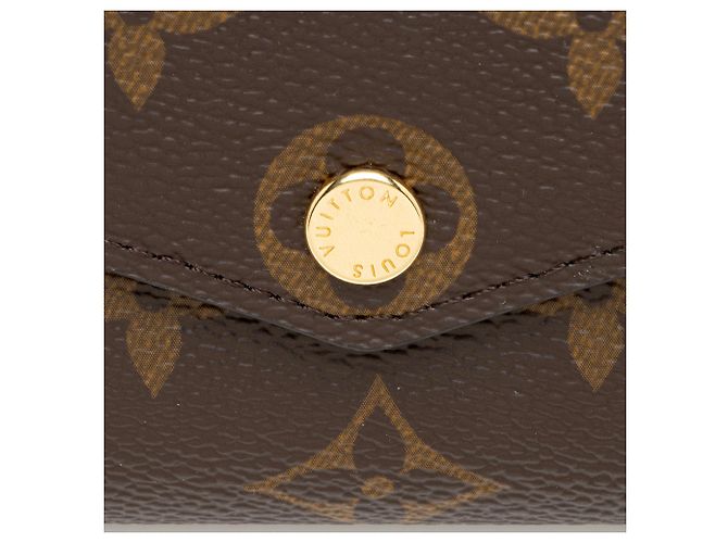 Portafoglio Sarah in tela Monogram Louis Vuitton Marrone - vista 6