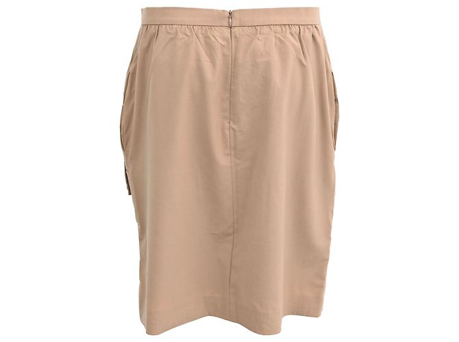 Falda Mini Cargo Klaus en Lana Beige de Max Mara - vista 3