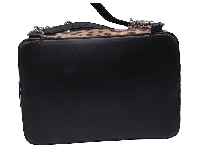 Leopardenmuster-Rucksack aus braunem Leder von Dolce & Gabbana - Ansicht 8