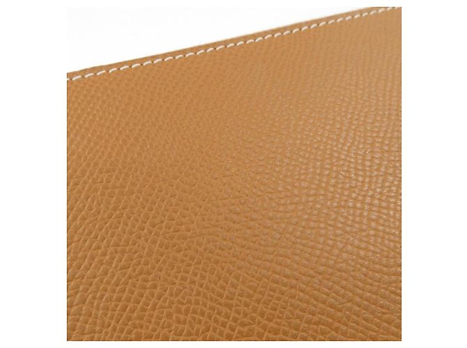 Silk In Portafoglio Lungo in Seta EN LIBERTE di Hermès in Epsom Classico D'oro Metallico - vista 5