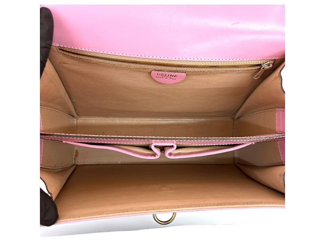 Céline Borsa a Spalla in Pelle Celine Rosa - vista 10