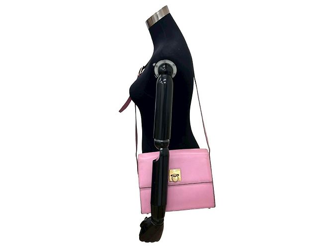 Céline Borsa a Spalla in Pelle Celine Rosa - vista 3