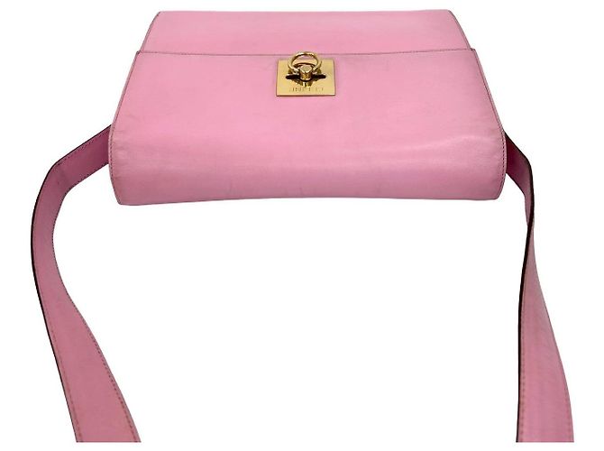 Céline Borsa a Spalla in Pelle Celine Rosa - vista 5