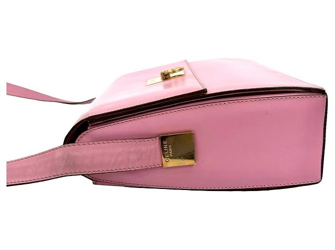 Céline Borsa a Spalla in Pelle Celine Rosa - vista 6