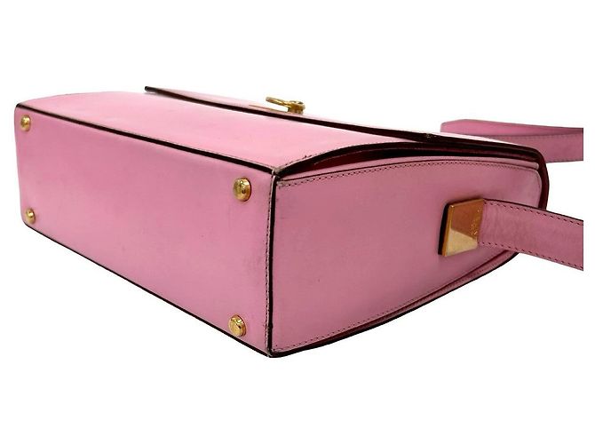 Céline Borsa a Spalla in Pelle Celine Rosa - vista 9