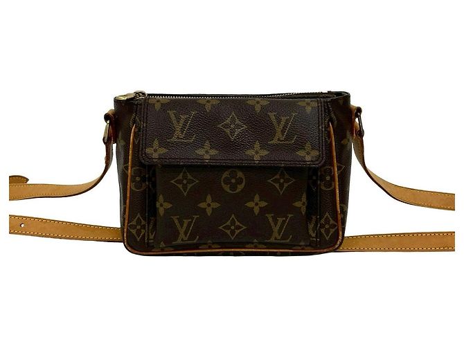Borsa a Spalla in Pelle Monogram Viva Cite di Louis Vuitton Marrone - vista 2