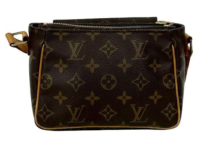 Borsa a Spalla in Pelle Monogram Viva Cite di Louis Vuitton Marrone - vista 4