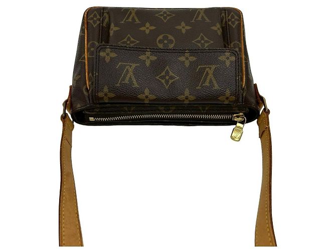 Borsa a Spalla in Pelle Monogram Viva Cite di Louis Vuitton Marrone - vista 5