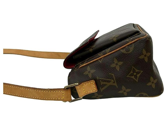 Borsa a Spalla in Pelle Monogram Viva Cite di Louis Vuitton Marrone - vista 6