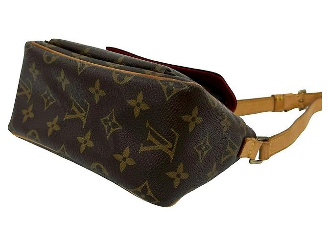 Borsa a Spalla in Pelle Monogram Viva Cite di Louis Vuitton Marrone - vista 9