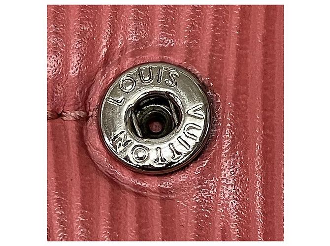 Portafoglio Lungo Epi Sarah di Louis Vuitton Rosa - vista 9