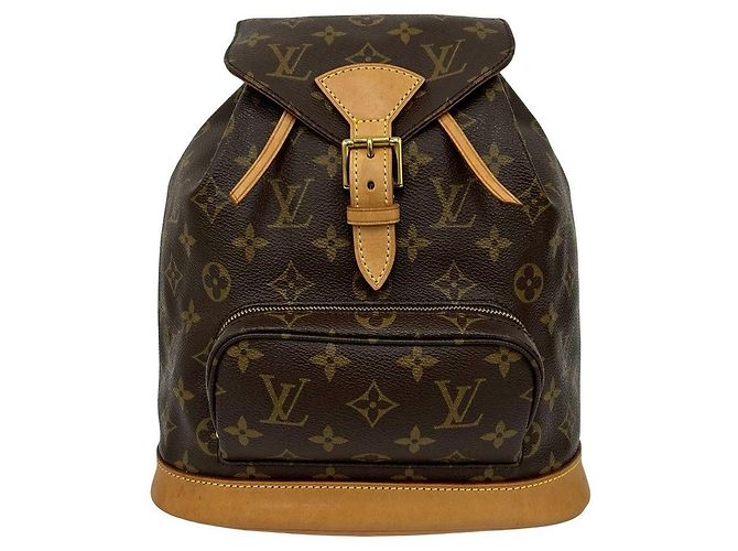 Louis Vuitton Monogram Leder Rucksack Braun - Ansicht 2