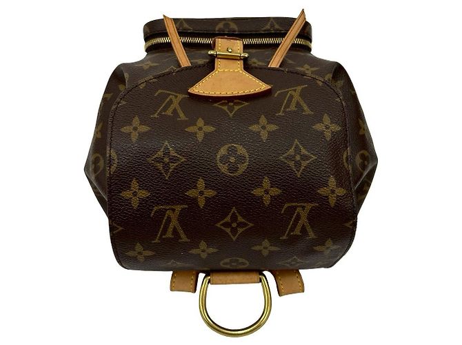 Louis Vuitton Monogram Leder Rucksack Braun - Ansicht 5