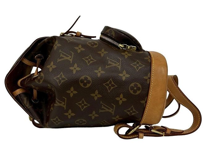 Louis Vuitton Monogram Leder Rucksack Braun - Ansicht 6