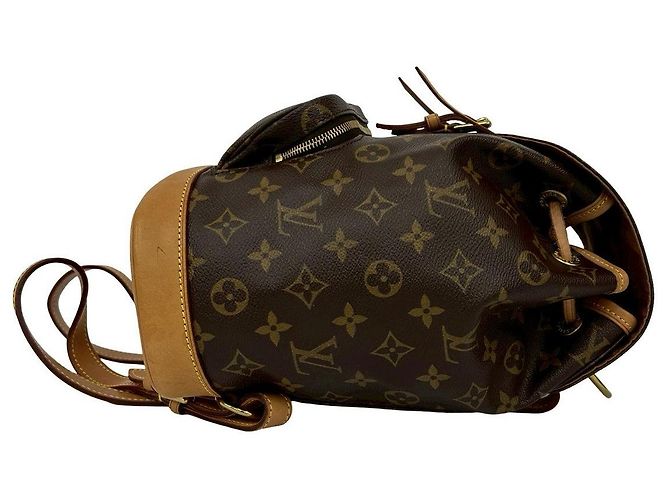 Louis Vuitton Monogram Leder Rucksack Braun - Ansicht 7