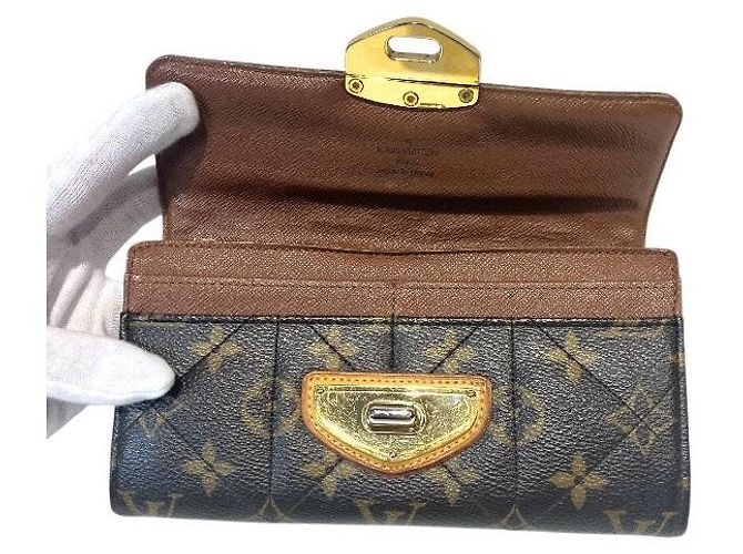 Portafoglio Lungo Sarah Etoile Monogram di Louis Vuitton Marrone - vista 5