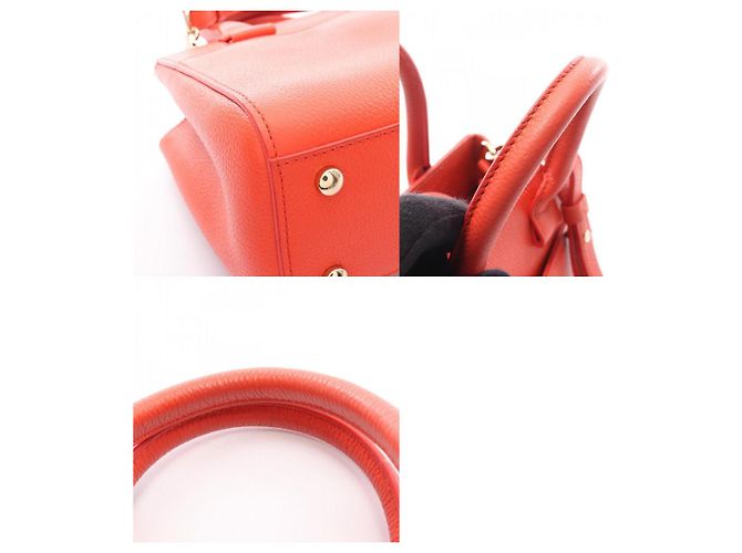 Executive Borsa Tote Piccola Neo Esecutiva in Pelle Chanel Arancione - vista 5