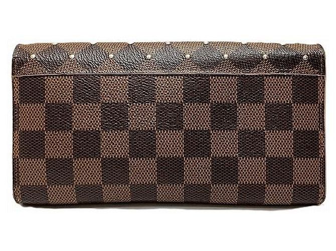 Portafoglio Sarah Damier Louis Vuitton Marrone - vista 2