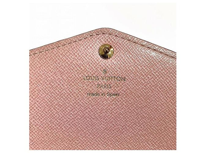 Portafoglio Sarah Damier Louis Vuitton Marrone - vista 4