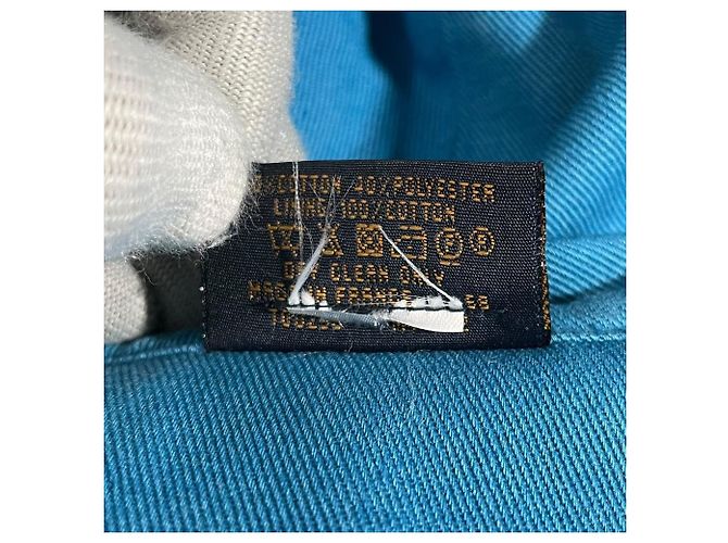 Cappello Bucket Monogram in Denim Louis Vuitton Bianco - vista 10