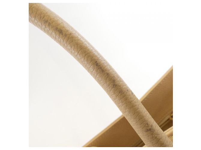 Borsa a mano in vitello della linea Executive di Chanel Marrone Beige - vista 6